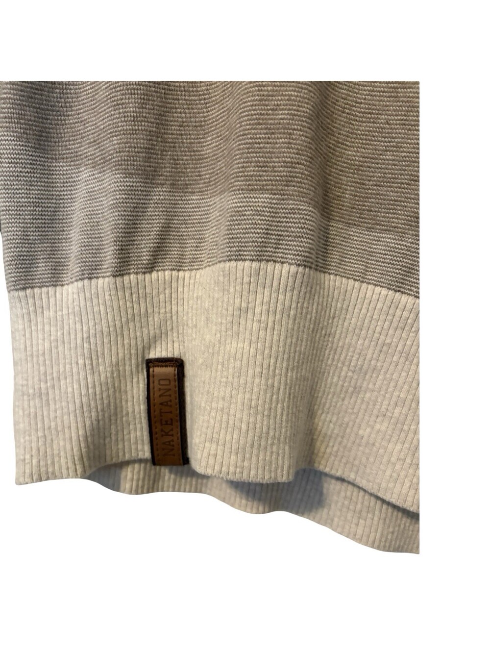 Naketano Women Sweater Turtle Neck Multicoloured Size Large Colorblock - Picture 2 of 9